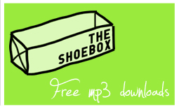 A box of shoes. Without shoes. With mp3s.